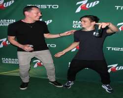 Garrix also appeared in commercials promoting 7UP with Tiesto.